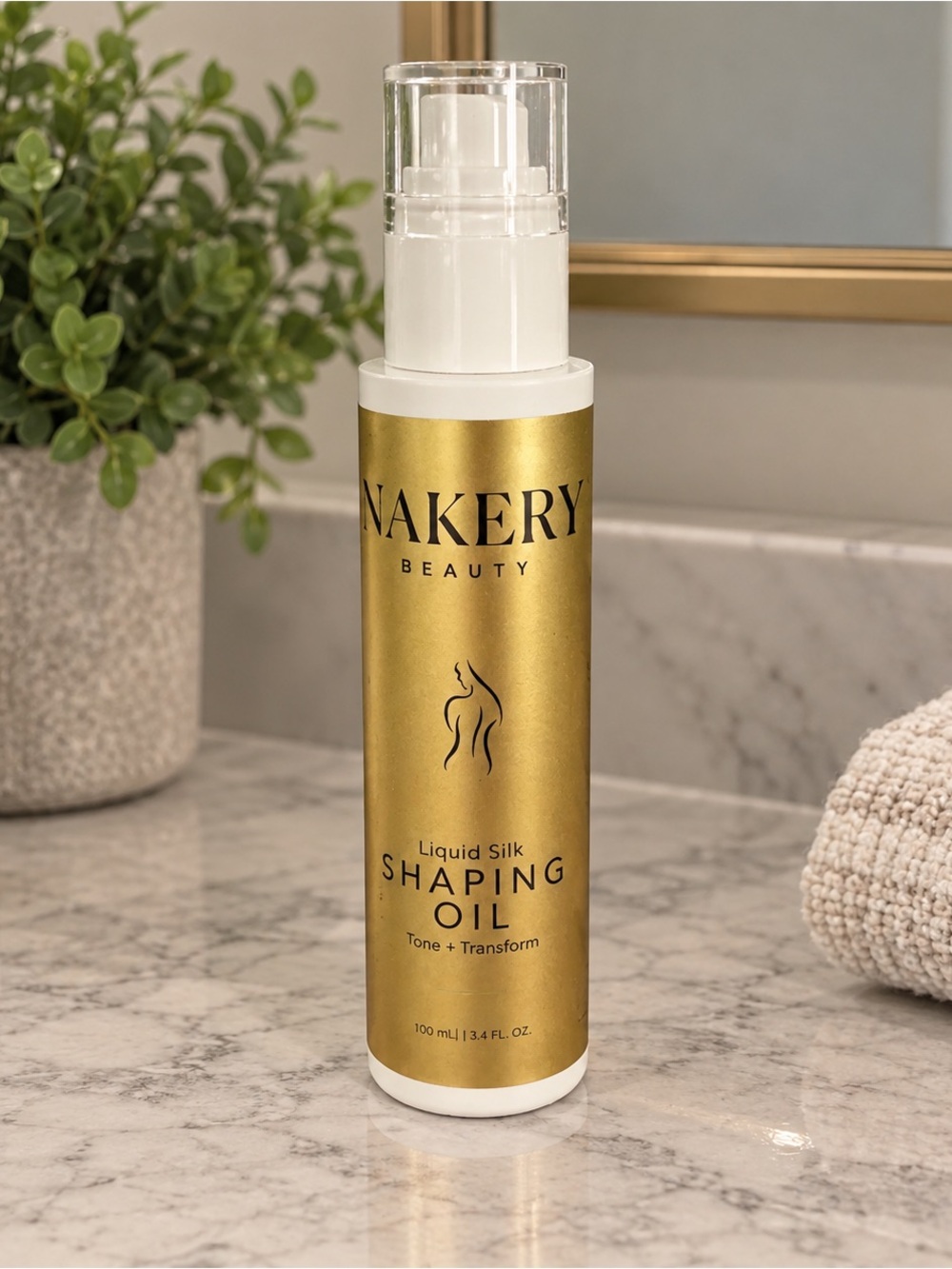 Nakery Beauty Liquid Silk Shaping Oil - 3.4 oz